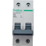 Автоматический выключатель Systeme Electric City9 set ав с 50а 2p 4.5ka 230в C9F34250 (артикул 26625917) – фото 1