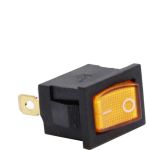 Клавиша Nord-Yada 12V 15А Mini желтая с подсветкой (3контакта) ON-OFF (2шт в упаковке) 905439 (артикул 19805920) – фото 1