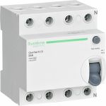 Выключатель дифференциального тока Systeme Electric City9 set вдт 25а 4p 30ма тип-ac 400в C9R36425 (артикул 26626567) – фото 1