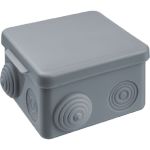Распаечная коробка Navigator NSS-DB-100-100-50-8-GR открытого монтажа 93248 (артикул 20680473) – фото 1