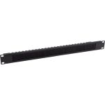Кабельный органайзер LANMASTER 19 с щеточным вводом, 1U + скоба LAN-ORG/BPSB-1U (артикул 16466397) – фото 1