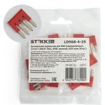 Центральная перемычка для самозажимных ЗНИ STEKKER 2,5 мм2 (JXB ST 2,5) 4PIN LD568-4-25 (DIY упаковка 20 шт) 39977 (артикул 24982869) – фото 1