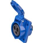 Розетка Navigator 14 312 NCA-SR413-16-220 стационарная скрытая 16А 2P+PE IP44 14312 (артикул 16517511) – фото 1