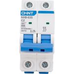 Автоматический выключатель CHINT NXB-63S 2P 2А 4.5kA характеристика C R 296783 (артикул 17925691) – фото 1