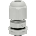 Сальник EKF PG7 IP54, d отверстия 13 мм, d провода 3-6,5 мм, 4 штуки plc-pg-7-4-r (артикул 23325591) – фото 1