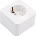 Наружная розетка Schneider Electric Blanca Белый, с заземлением, со шторками, 16А, 250В SE BLNRA011111 (артикул 20633644) – фото 1