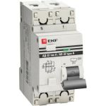 Дифференциальный автомат EKF PROxima АД-32 тип А, 1P+N, 63А/30мА, SQ DA32-63-30-a-pro (артикул 16040484) – фото 1
