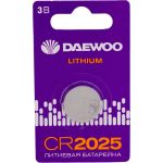 Литиевая батарейка DAEWOO CR2025 Lithium BL-1 5034143 (артикул 27946568) – фото 1