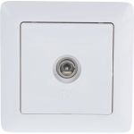 Телевизионная розетка Schneider Electric ХИТ, С/У, белый RAT-1S3-B (артикул 16314434) – фото 1