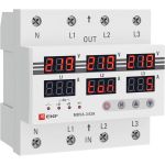 Трехфазное реле напряжения и тока EKF с дисплеем MRVA-3, 63A MRVA-3-63A (артикул 16369741) – фото 1