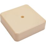 Клеммная коробка IEK, 75x75x20, IP20, КМ41212-02, слоновая кость UKO10-075-075-020-K32 (артикул 15162521) – фото 1