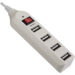 USB-HUB Perfeo PF-HYD-6001H 4 Port белый 30012981 (артикул 16376076) – фото 1