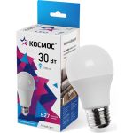 Светодиодная лампа КОСМОС LED 30Вт 220В Е27 D70x136 4500К белый A70, LkecLED30wA70E2745 (артикул 28429184) – фото 1