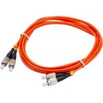 Оптический патч-корд TWT PVC, дуплексный, FC/PC-FC/PC, MM 50/125, 2.0 м 2FC-2FC/OM2-2.0 (артикул 17575605) – фото 1
