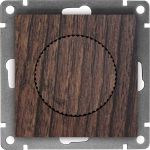 Светорегулятор (диммер) UNIVersal серия афина, с/у, 3а, 220в, 500вт, венге еврослот A0101-V (артикул 27170424) – фото 1