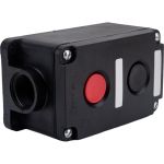 Кнопочный пост ПКЕ TDM 222-2 У2, красная и черная кнопки, IP54 SQ0742-0011 (артикул 23288463) – фото 1