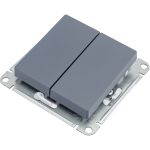 Переключатель Schneider Electric AtlasDesign Грифель 2-клавишный сх.6, 10АХ, механизм SE ATN000765 (артикул 19938208) – фото 1