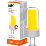 Светодиодная лампа IEK cob капсула 3вт 230в 3000к керамика g4 LLE-COB-3-230-30-G4 (артикул 27057008) – фото 1