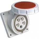 Стационарная внутренняя угловая розетка EKF 4352 3Р РЕ N 63А 380В IP67 PROxima SQps-4352-63-380 ps-4352-63-380 (артикул 16058840) – фото 1