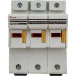Предохранитель-разъединитель для ПВЦ EKF PROxima 14x51, 3P pr-14-51-3 (артикул 16369854) – фото 1