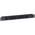 Блок розеток ExeGate ServerPro.PDU-19H002.Al-10C13-C14-fr.191U алюминий 10.IEC.320.C13.С14-front.280860 (артикул 17619012) – фото 1