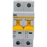 Автоматический выключатель IEK ВА47-60M 2Р 40А 6кА B MVA31-2-040-B (артикул 21319708) – фото 1