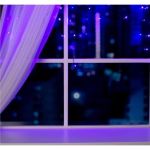 Бахрома Luazon ECO IP20, Ш3 м, В0.5 м, Н.Т. LED-80-220V, 8 режимов, фиолет 3556856 (артикул 19572174) – фото 1