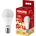 Светодиодная лампа РЕКОРД LED А60-U 12W Е27 3000К 23951 (артикул 24610269) – фото 1