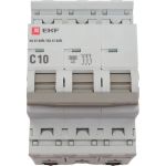 Автоматический выключатель EKF 3P 10А (C) 6кА ВА 47-63N PROxima M636310C (артикул 25563519) – фото 1