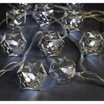 Нить Luazon DCR 4 м, с насадками Кубик Звезда 2.5 см, IP20, Н.С. LED-20-220V, 8 режимов, белый 2388659 (артикул 19577976) – фото 1