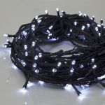 Гирлянда-нить Luazon ECO, IP20, 20 м, Н.Т. LED-200-220V, 8 режимов, БЕЛЫЙ 3556812 (артикул 16393675) – фото 1