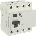 Выключатель дифференциального тока IEK ARMAT R10N 4P 80А 300мА тип AC AR-R10N-4-080C300 (артикул 20730945) – фото 1