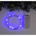 Гирлянда-нить Luazon ROSA, IP20, 1 м, Н.С. LED-10-6V, 2хCR2032, фиксинг, синий 5198291 (артикул 19297218) – фото 1