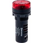 Звонок MEYERTEC с подсветкой, 80дБ, красный 220V AC MT22-SM220 арт. 00000079281 (артикул 22641831) – фото 1