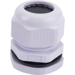 Сальник ГОФРОМАТИК pg 25 пластик (15-21мм) ip68 серый zeta30913 (артикул 26118251) – фото 1