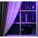 Занавес Luazon ECO IP20, УМС вилка, 1.5х1 м, Н.С. LED-180-220V, 8 режимов, фиолетовый 1080458 (артикул 19296642) – фото 1