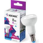 Светодиодная лампа КОСМОС LED 8Вт R50 220В E14 6500К, Lksm_LED8wR50E1465 (артикул 27168540) – фото 1