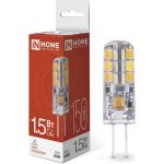 Светодиодная лампа IN HOME LED-JC 1.5Вт 12В G4 4000К 150Лм 4690612035963 (артикул 27179088) – фото 1