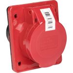 Кабельная розетка EKF 16А 3Р+Е IP44 скр 380В 414 ЭКФ ps-414-16-380 (артикул 15223926) – фото 1