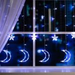 Бахрома Luazon DECOR Месяц, IP20, Ш2.7 м, В0.9 м, Н.С. LED-138-220V, 8 режимов, белый 4356980 (артикул 19582956) – фото 1