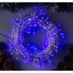Гирлянда-нить Luazon ECO, IP20, 20 м, Н.С. LED-200-220V, 8 режимов, синий 3556806 (артикул 19308540) – фото 1
