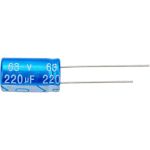 Электролитический конденсатор JB Capacitors 220мкФ, 63В, -55/105C, 10x16мм, JRB1J221M05001000160000BST-60 (артикул 28895564) – фото 1