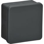Распаячная коробка IEK км42435 о/п 80x80x40мм ip67 8 вв. черная UKO21-080-080-040-K02-66 (артикул 28938230) – фото 1