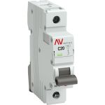 Автоматический выключатель EKF AV-10, 1P, 20A, 10kA, AVERES SQmcb10-1-20C-av (артикул 16126584) – фото 1