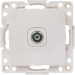 Механизм 1-местной TV розетки EKF PROxima Стокгольм, 75Ом, 5-862МГц, белый EYA00-027-10 (артикул 16502491) – фото 1