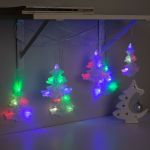 Гирлянда-нить Luazon DCR, 2 м, елка матовая 14х11 см, IP20, Н.С., LED-30-220V, мультиколор 3612451 (артикул 19308522) – фото 1