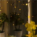 Бахрома Luazon ECO IP20, Ш3 м, В0.5 м, Н.Т. LED-80-220V, 8 режимов, желтый 3556857 (артикул 19565736) – фото 1