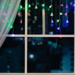 Бахрома Luazon DECOR Елки и снежинки, IP20, Ш1.8 м, В0.5 м, Н.С. LED-48-220V, моргает, RGRB 3556865 (артикул 19564374) – фото 1