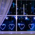 Бахрома Luazon DECOR Сердце, IP20, Ш2.4 м, В0.9 м, Н.С. LED-186-220V, 8 режимов, белый 4356977 (артикул 19581306) – фото 1