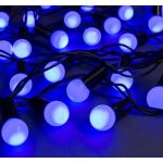 Гирлянда-нить Luazon DCR, IP44, шарики d 1.5 см, 10 м, Н.Т. LED-100-220V, 8 режимов, синий 671563 (артикул 19296330) – фото 1